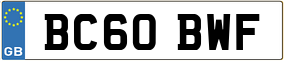 Truck License Plate